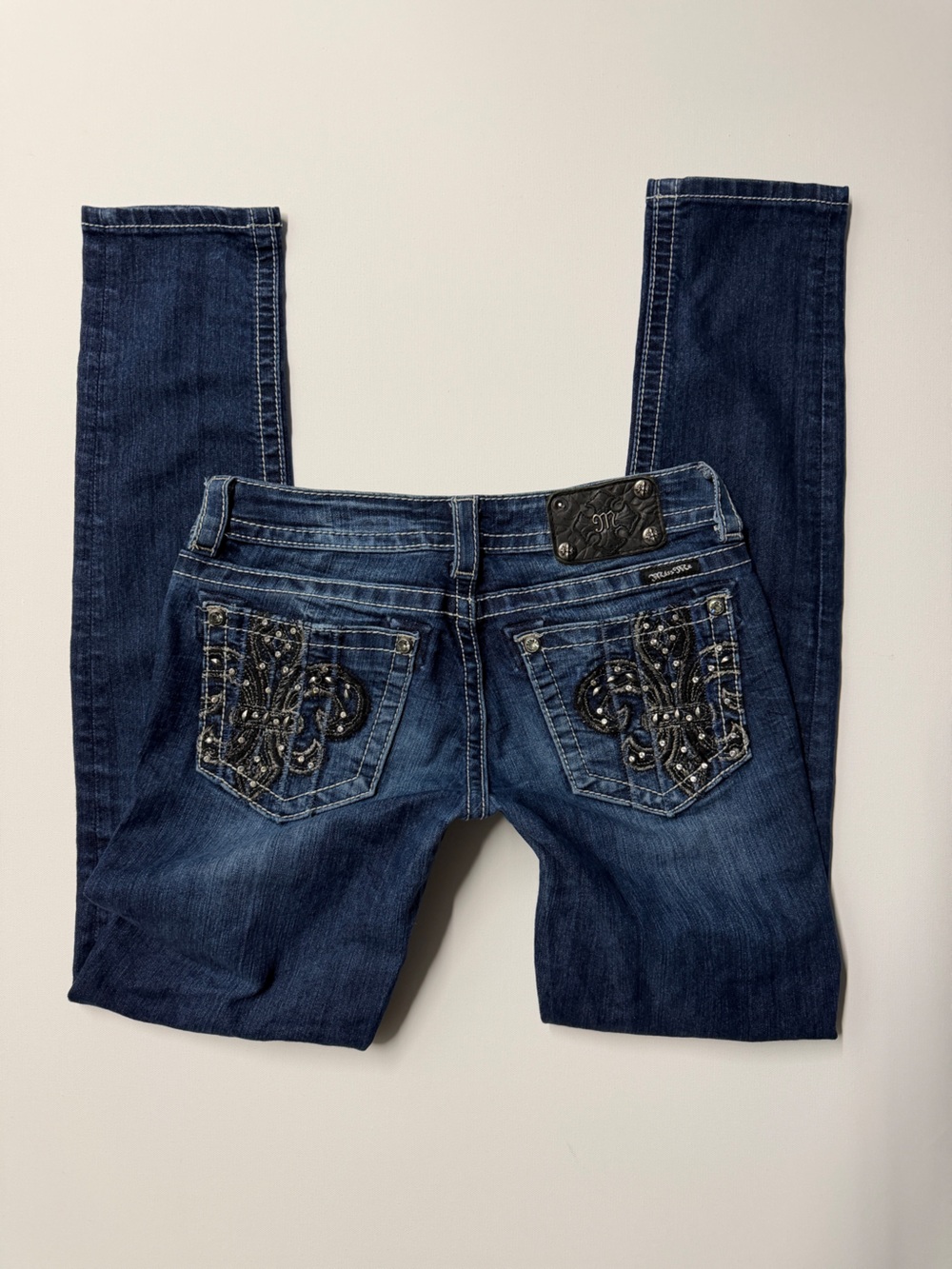Miss-me Women's Blue and Navy Jeans